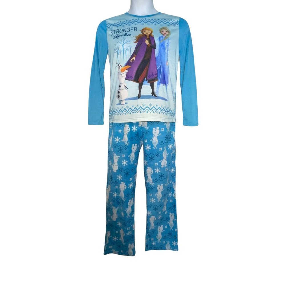 NWT Briefly Stated Disney Frozen II Lightweight Fleece Christmas Holiday PJ's S